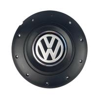 Calota Centro de Roda Vw Amarok Garra Media Preta com Emblema (1 Pc)