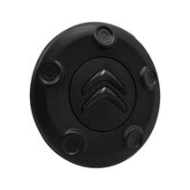 Calota Centro Para Roda De Ferro Do Citroen Jumpy 2017/2024 Preto Em Alto Relevo