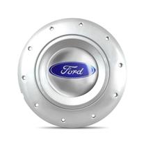 Calota Centro Roda Ferro Amarok Ford Fiesta Prata Emblema Prata