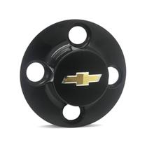 Calota Centro Roda Ferro GM Chevy Emblema Preto