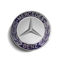 Calota Centro Roda Mercedes Classe GLK 220 280 300 350 Emblema Azul
