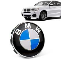 Calota Centro Roda Original BMW X4 2019+ Emblema Azul