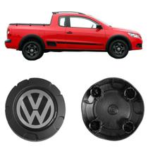 Calota Centro Roda Vw Saveiro Trooper 10 A 13 Preto Fosco