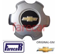 Calota Centro Tampa Miolo Roda Gm S10 Lt Ltz Prata S-10