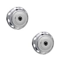 Calota Dianteira Oval Aro 20 Cromado Par Calota Dianteira Oval Aro 20 Cromado Par