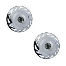 Calota Dianteira Pingo DÁgua Ii Aro 16 Cromado Par