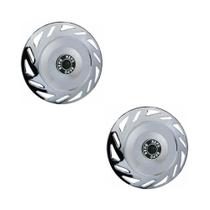 Calota Dianteira Pingo DÁgua Ii Aro 17,5 Cromado Par