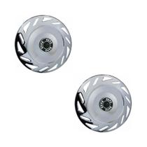 Calota Dianteira Pingo DÁgua Ii Aro 17,5 Cromado Par