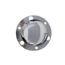 Calota do cubo traseira caminhão 3/4 aro 17,5 cromado bepo