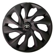 Calota Ds4 Aro 14 Fosc Black + Emblema Resinado Toyota