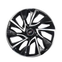 Calota DS4 Silver Cup Black Silver Unidade Aerodinâmica Aro 13