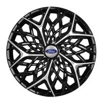 Calota Esportiva 13 Moove Preta Cromada Ka Fiesta