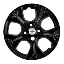 Calota Esportiva 379CP Cubo Padrão 15 Preto Onix Prisma E Calota Esportiva 379CP Cubo Padrão 15 Preto Onix Prisma E