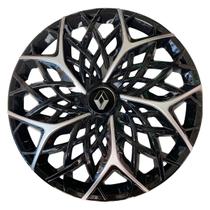 Calota esportiva aro 13 moove black silver + emblema resinado renault Calota esportiva aro 13 moove black silver + emblema resinado renault