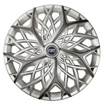Calota esportiva aro 13 moove silver graphite + emblema resinado fiat azul Calota esportiva aro 13 moove silver graphite + emblema resinado fiat azul