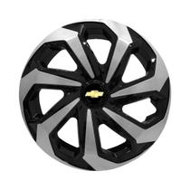 Calota Esportiva Aro 13 Spider Black/Silver GM Corsa Celta Classic