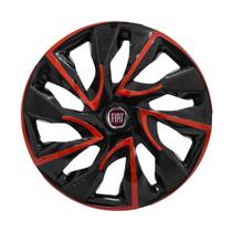 Calota Esportiva aro 14 DS4 Red Cup Fiat Uno Palio Siena Mobi Argo