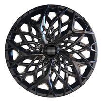 Calota esportiva aro 14 moove black + emblema resinado hyundai