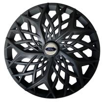 Calota esportiva aro 14 moove fosc black + emblema resinado ford Calota esportiva aro 14 moove fosc black + emblema resinado ford