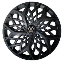 Calota esportiva aro 14 moove fosc black + emblema resinado vw Calota esportiva aro 14 moove fosc black + emblema resinado vw