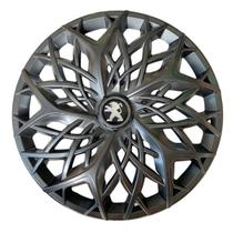 Calota esportiva aro 14 moove graphite + emblema resinado peugeot Calota esportiva aro 14 moove graphite + emblema resinado peugeot