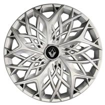 Calota esportiva aro 14 moove silver + emblema resinado renault Calota esportiva aro 14 moove silver + emblema resinado renault