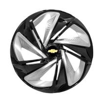 Calota Esportiva Aro 14 Nitro Black Silver GM Preto Calota Esportiva Aro 14 Nitro Black Silver GM Preto