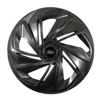 Calota Esportiva Aro 14 Nitro Grafite emblema Ford Preto