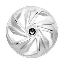 Calota Esportiva Aro 14 Nitro Prata emblema Renault Calota Esportiva Aro 14 Nitro Prata emblema Renault