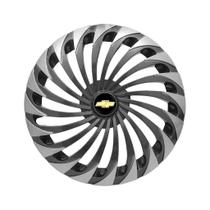 Calota Esportiva Aro 14 Twister Graphite/Silver GM Celta Corsa Montana