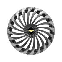 Calota Esportiva Aro 14 Twister Graphite/Silver GM Celta Corsa Montana