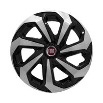 Calota Esportiva Aro 15 Spider Black/Silver Fiat Stilo Punto Idea Calota Esportiva Aro 15 Spider Black/Silver Fiat Stilo Punto Idea