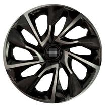Calota esportiva ds4 15 black silver + emblema nissan