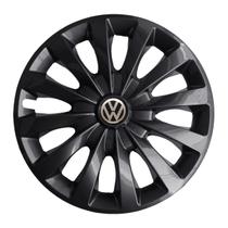 Calota esportiva passat 13 black + emblema vw/volkswagen