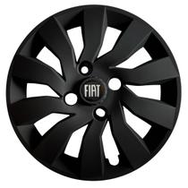 Calota Esportiva Street 14 Preta Fosca Argo Cronos Mobi Ep
