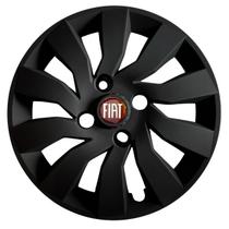 Calota Esportiva Street 14 Preta Fosca Fiat Argo Cronos Mobi