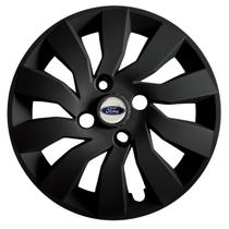 Calota Esportiva Street 14 Preta Fosca Ford Ka Fiesta Focus
