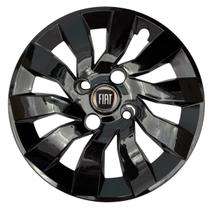 Calota Esportiva Street 14 Preto Fiat Argo Cronos Strada Calota Esportiva Street 14 Preto Fiat Argo Cronos Strada