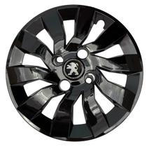 Calota Esportiva Street 14 Preto Peugeot 206 207 208