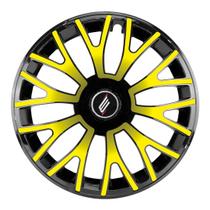 Calota esportiva triton aro 13 black yellow - 3608 Calota esportiva triton aro 13 black yellow - 3608