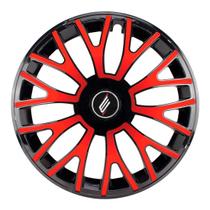 Calota esportiva triton aro 14 black red - 4607