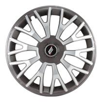 Calota esportiva triton aro 14 graphite silver - 4602