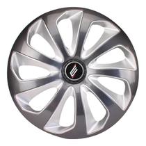 Calota esportiva velox aro 13 graphite silver - 3702