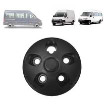 Calota fiat ducato peugeot boxer citroen jumper 1997 a 2017 aro 15 sem emblema preta