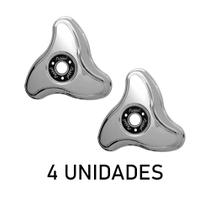 Calota Hélice 3 Pontas Alta Aro 16/17,5 - 4 Unidades