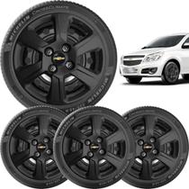 Calota Jogo Gm Montana Preto Aro 15 Cod 084B Emb