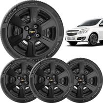 Calota Jogo Gm Montana Preto Aro 15 Cod 084B Emb Calota Jogo Gm Montana Preto Aro 15 Cod 084B Emb