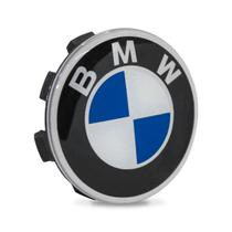 Calota Meio Roda Esportiva Mangels 58mm Emblema BMW