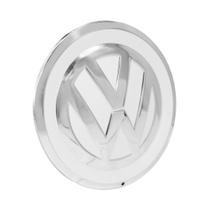Calota Meio Roda Vw Up Branca com Cromado
