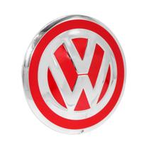 Calota Meio Roda Vw Up Vermelho com Cromado